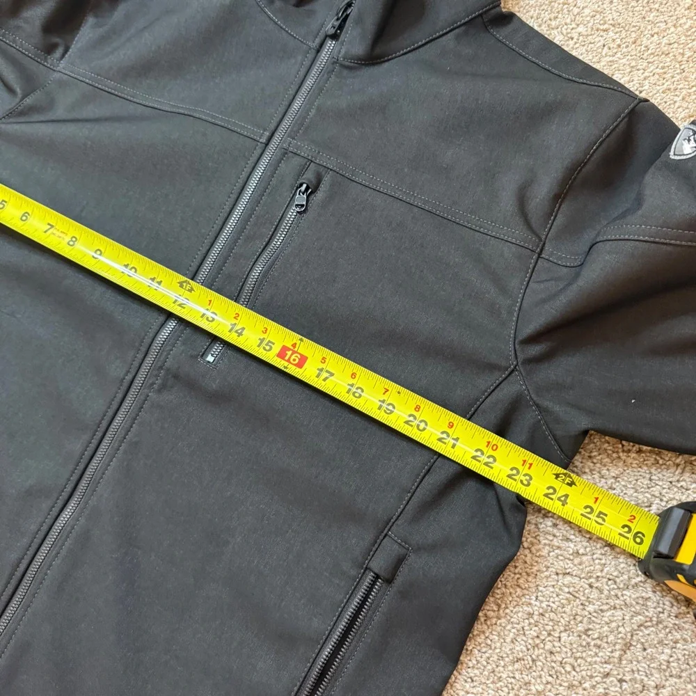 Kuhl Impakt Jacket Mens XL Gotham Black Softshell Water Resistant 1197-1